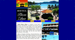 Desktop Screenshot of hotelplazazihua.com