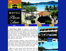 Tablet Screenshot of hotelplazazihua.com